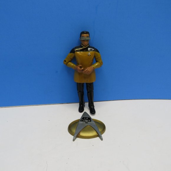 1998 LCDR Geordi LaForge Star Trek Action Figure Next Generation Dress Uniform. - Picture 1 of 12